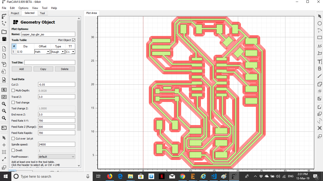 processing for GCode