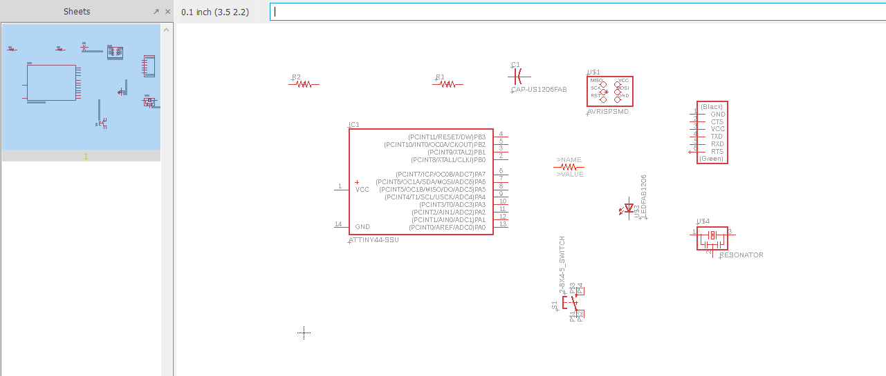 all the components