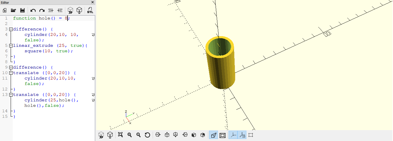 change internal diameter