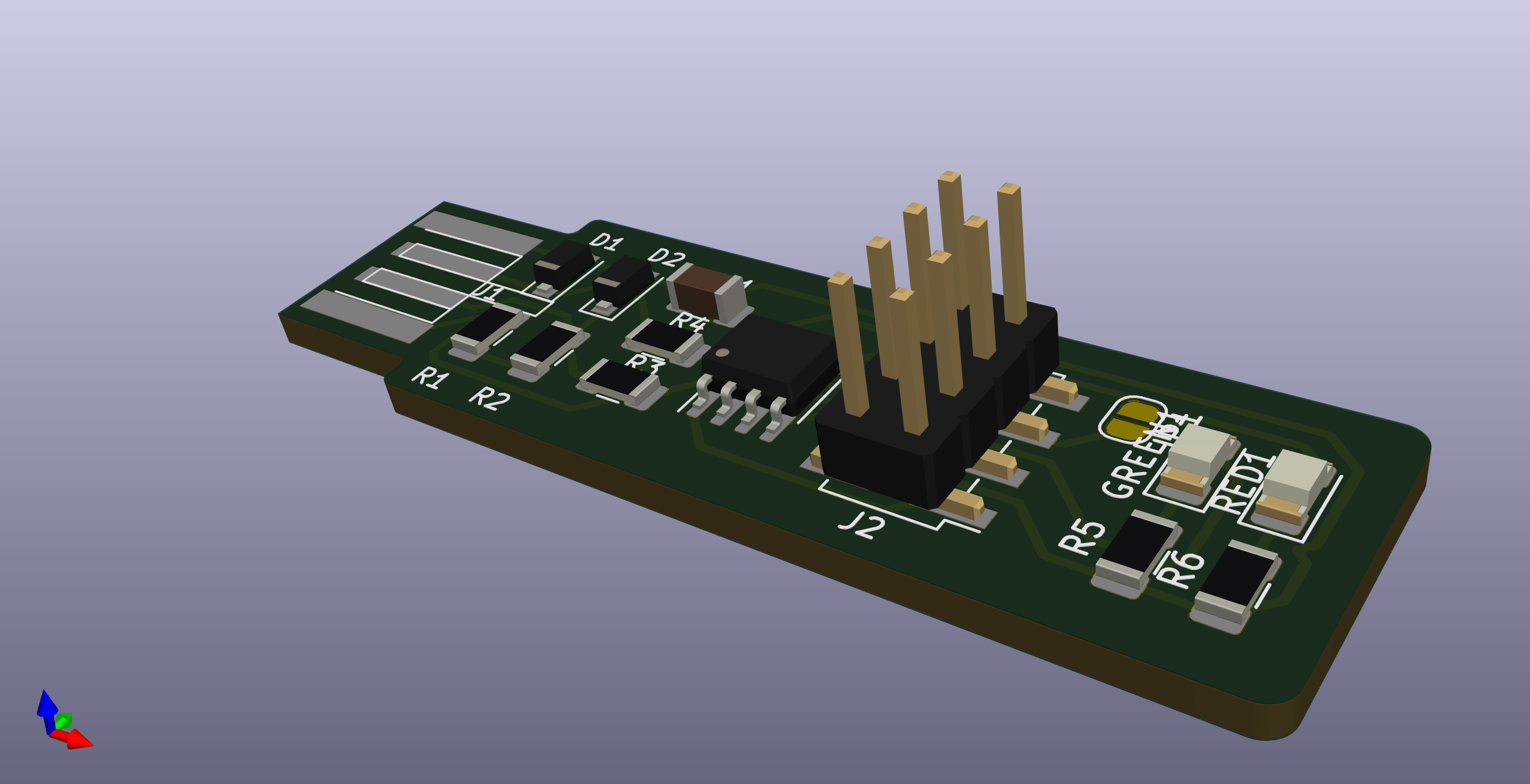 kiCAD FabISP 3d and all!