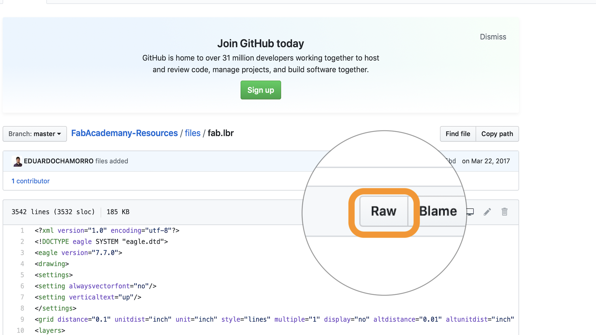 Alternate raw download library
