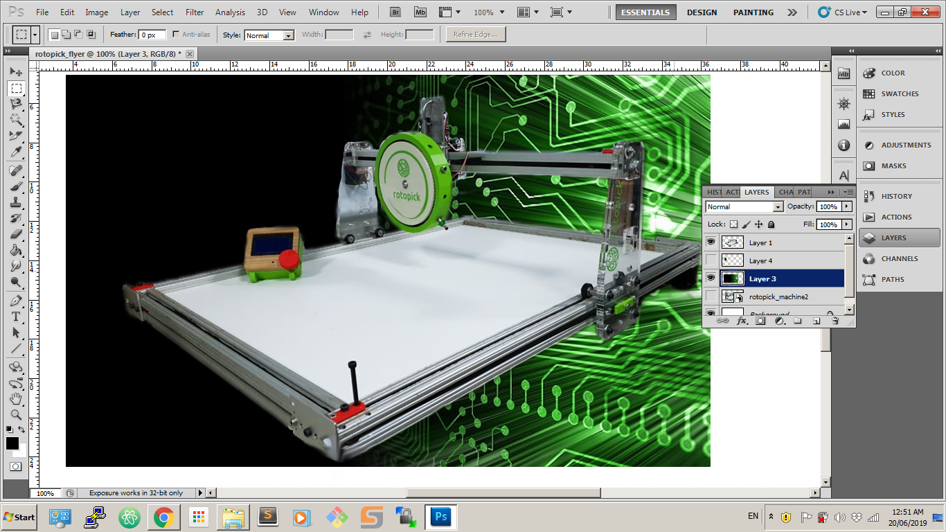 Background with image