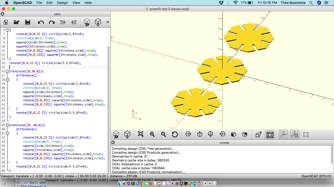 OpenSCAD Parametric