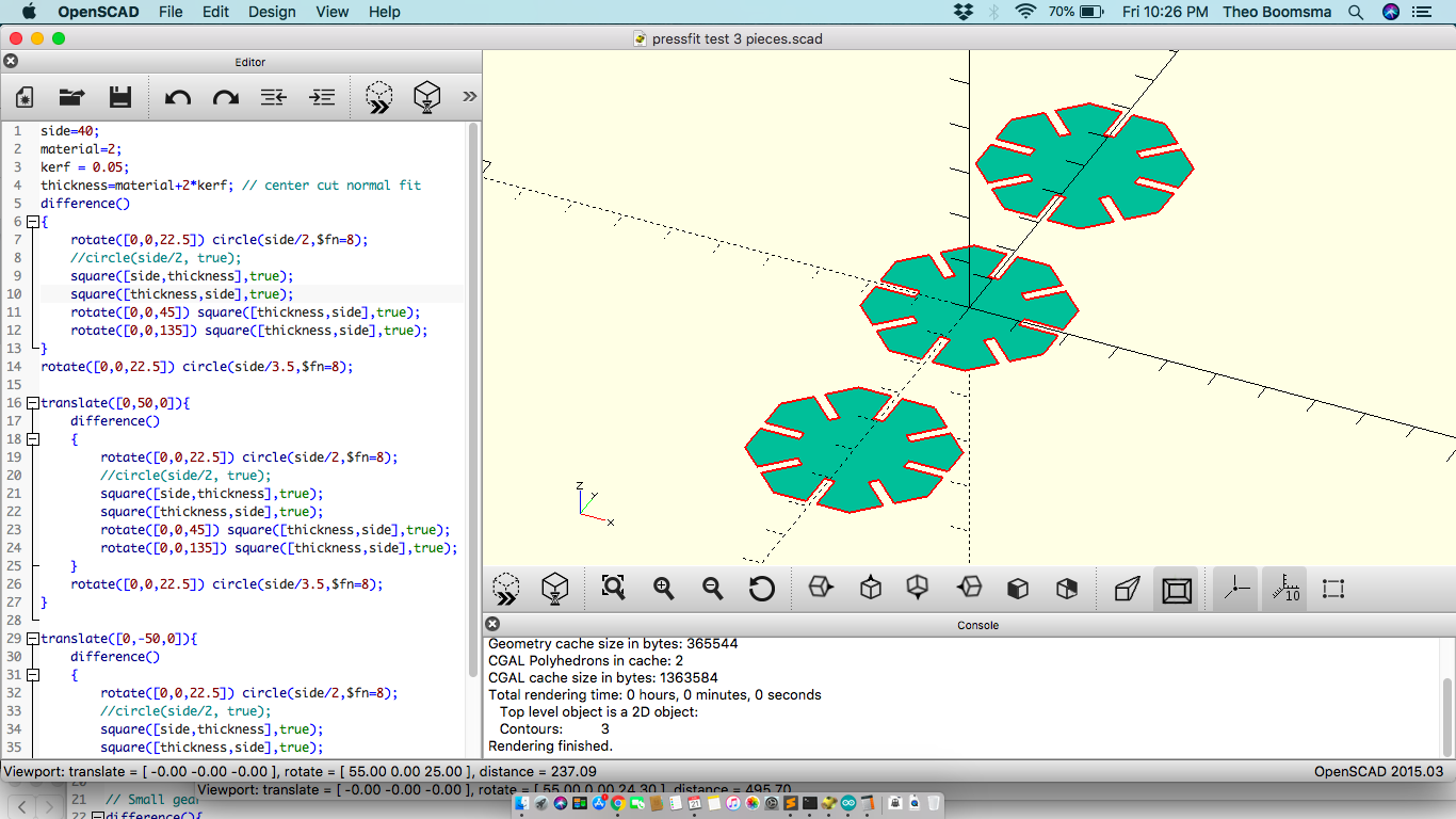 OpenSCAD Parametric