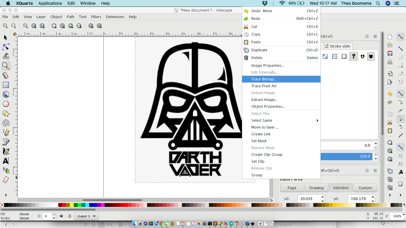 Bit Trace Darth Vader