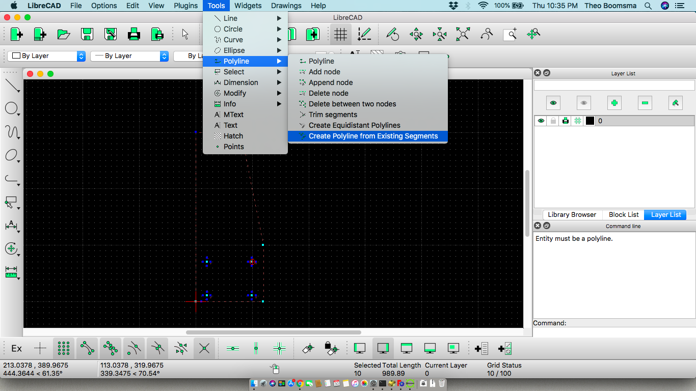 Side panel polygons LibreCAD