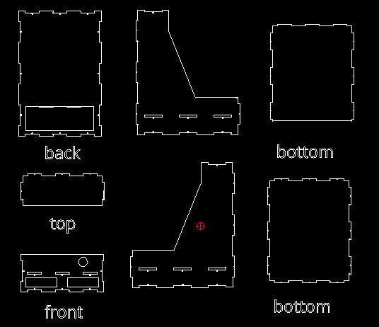 LibreCAD Resulting boards