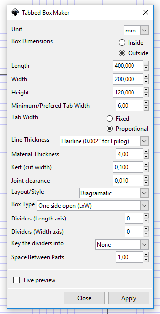 plugin settings