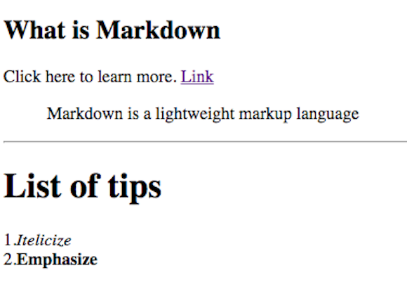 Markdown