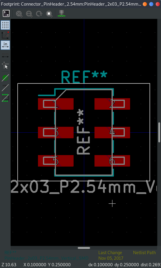 2D footprint view