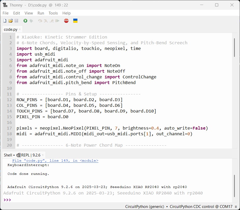thonny IDE screenshot