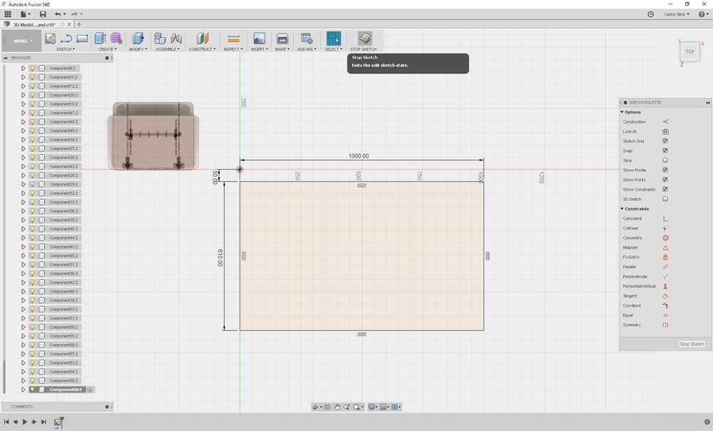 Laptopstand modelling