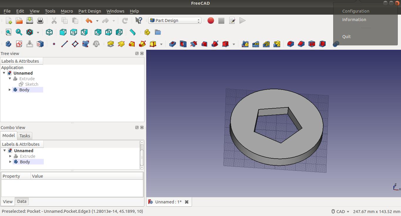 FreeCAD shape