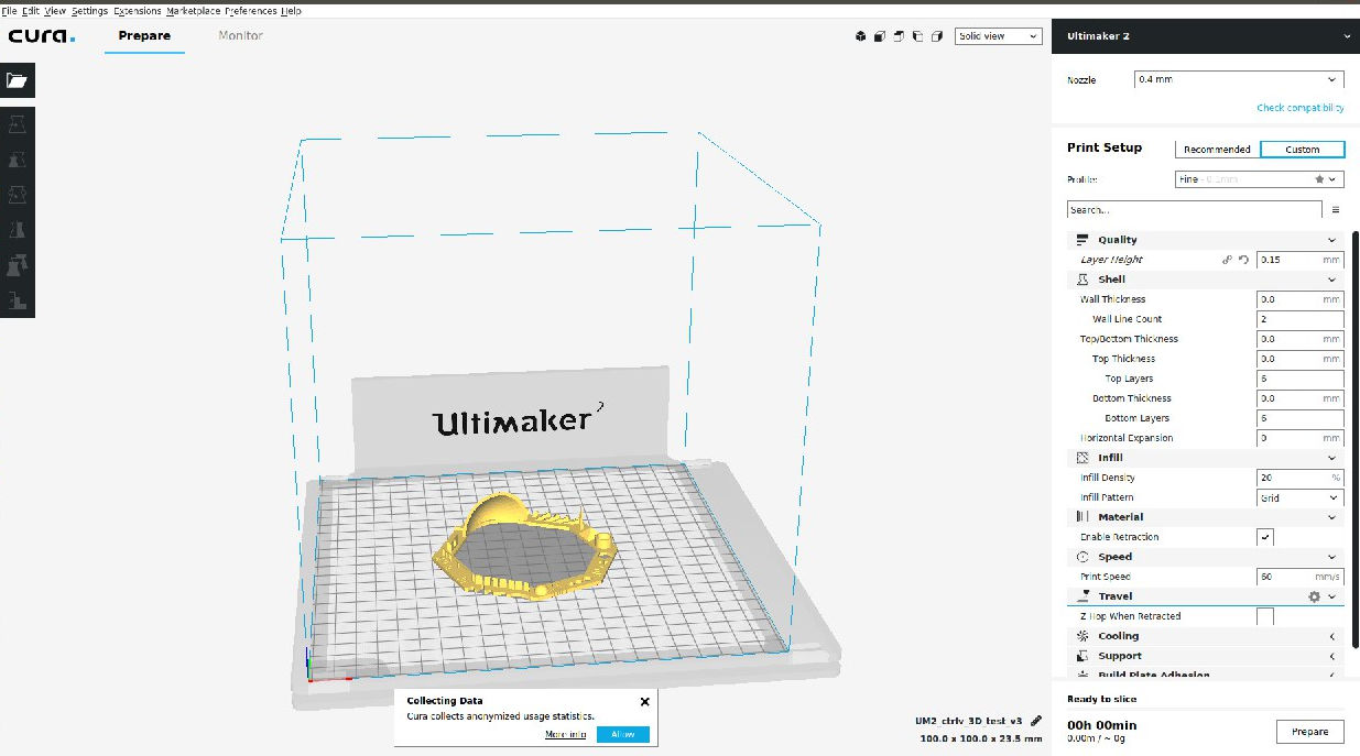 Cura Interface