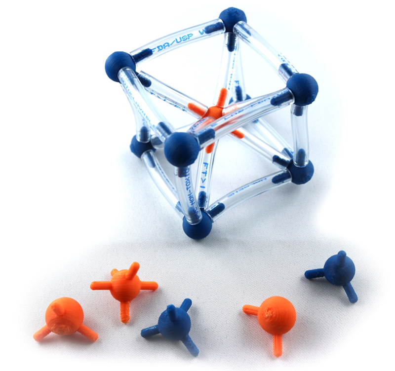 3D printed molecular model 3D printed molecular model