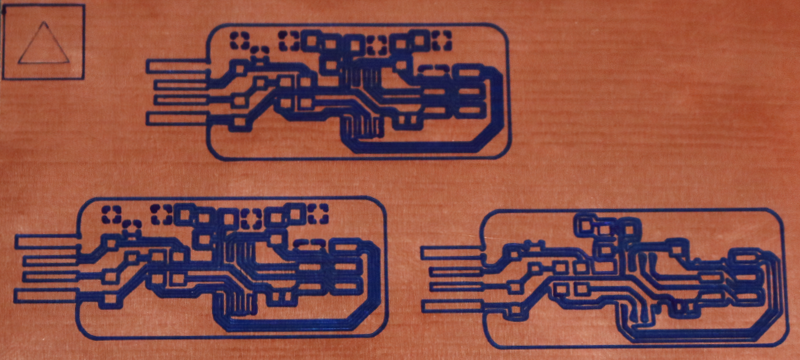 Drawing on copper Drawing on copper