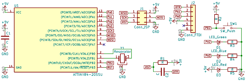 KiCad schematic KiCad schematic