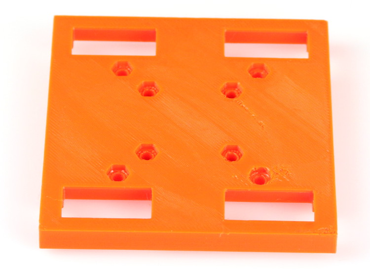 Base with nuts Base with nuts