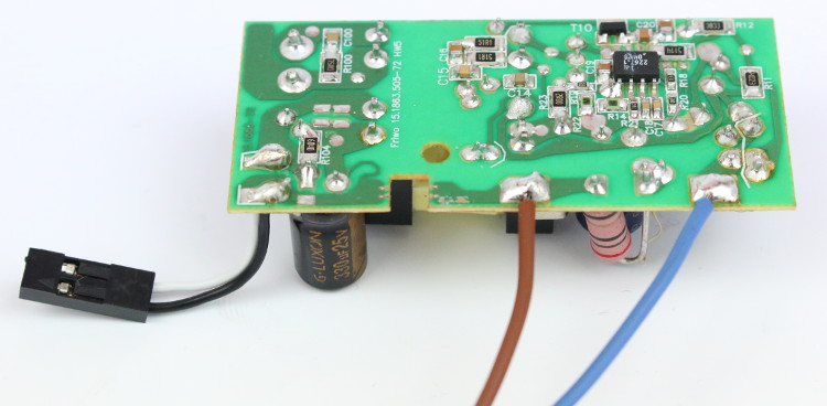 Soldering AC wires Soldering AC wires