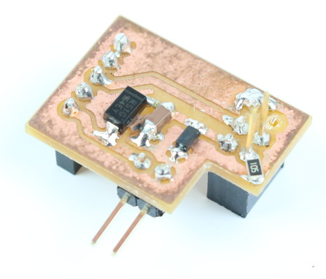 Adapter bottom view Adapter bottom view