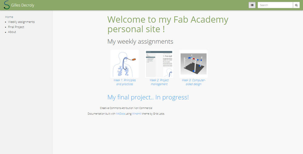 Old version of the site