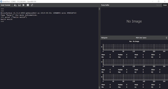 OpenMV-Hello World