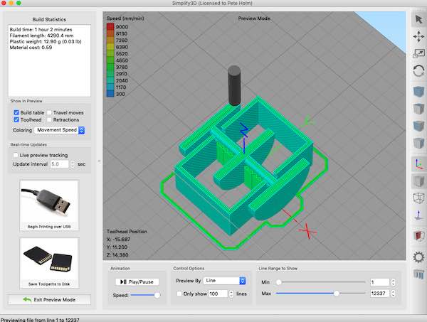 Simplify3D Model