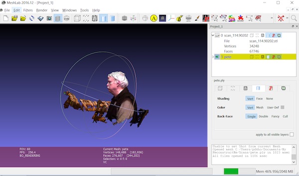 Editing an STL in NetFab -1