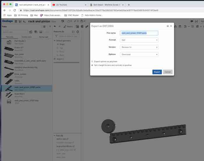 DXF export 1