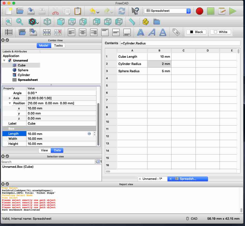 FreeCad Parametric 1