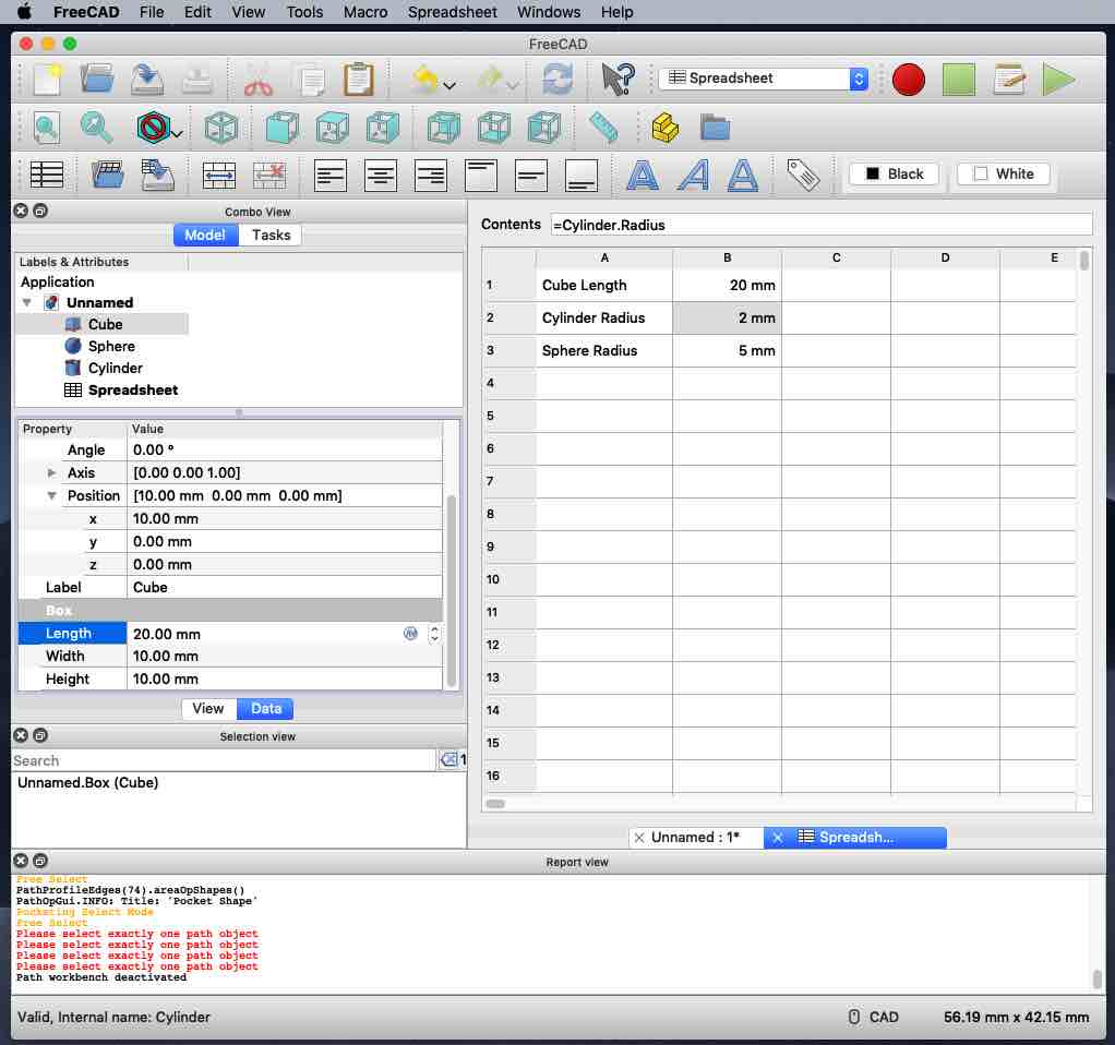 FreeCad Parametric 1