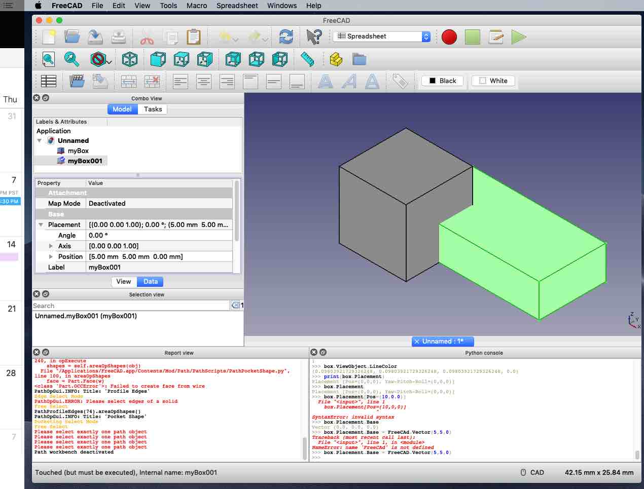 FreeCad Python