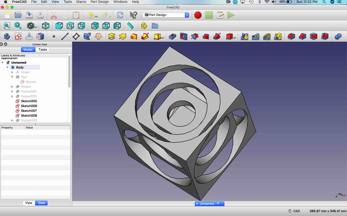 FreeCad Turners Cube