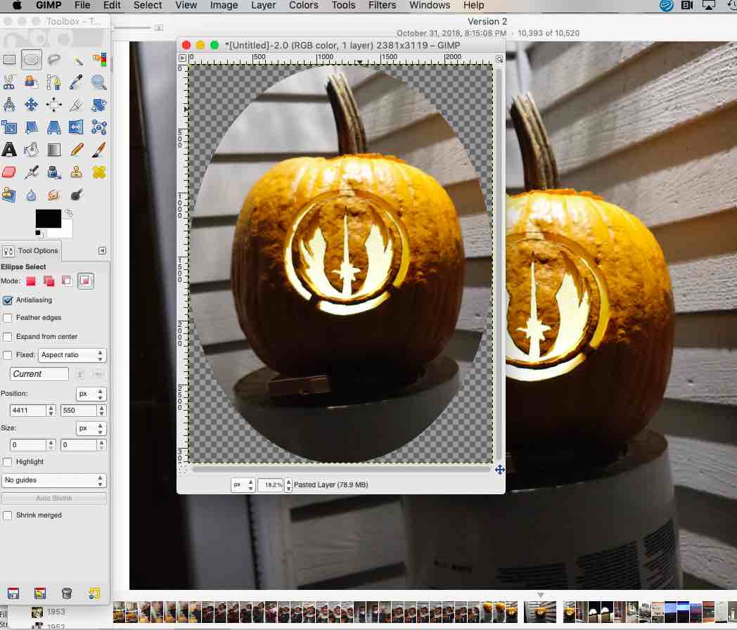 Gimp Pumpkin -1