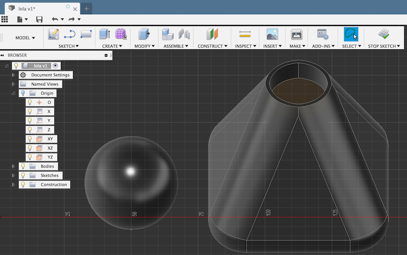3D sketch of project idea