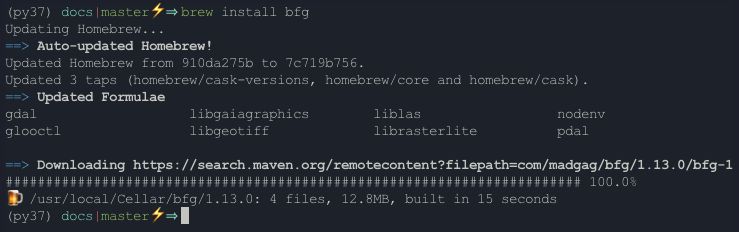 Brew Install BFG