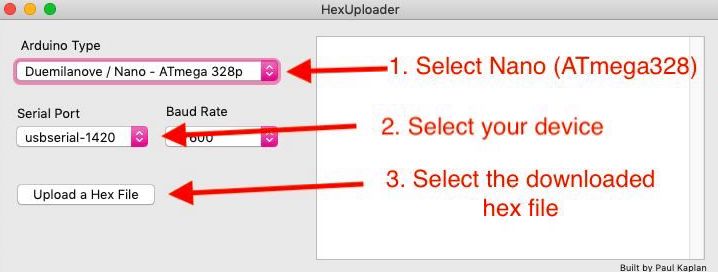 HexUploader Options