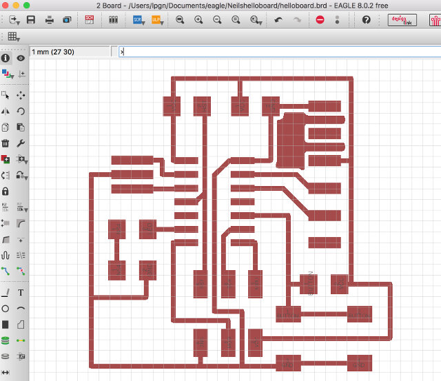 Selecting top layer in Eagle