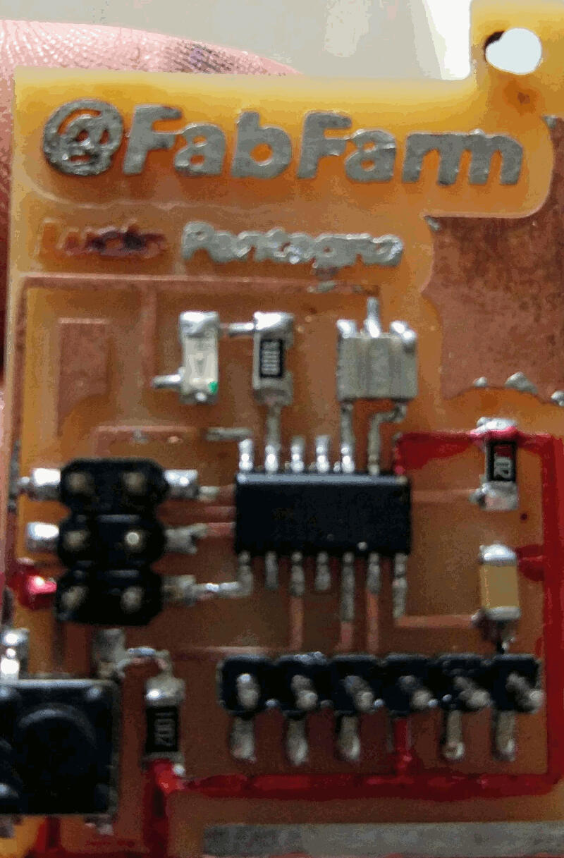 PCB before modification