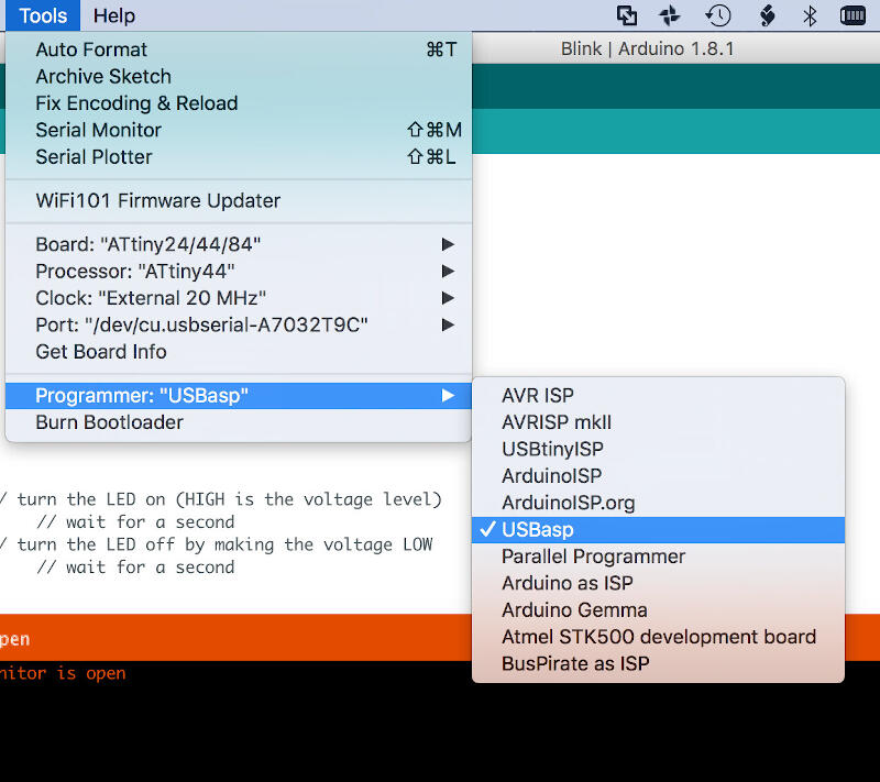 Selecting programmer