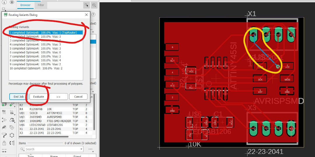 Eagle design step 15