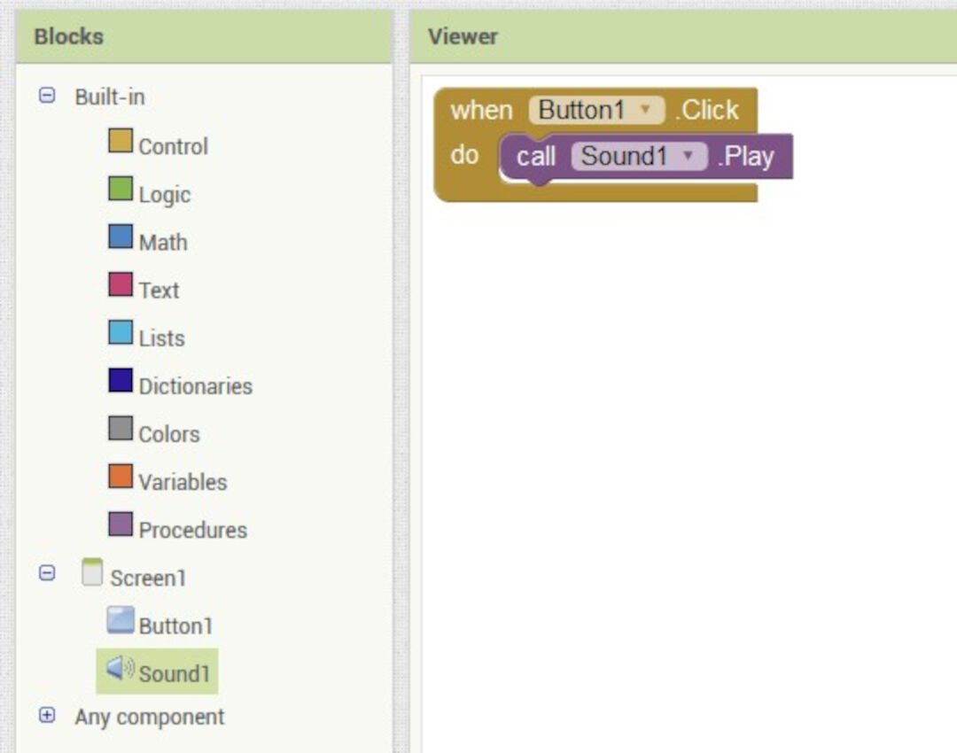 Adding sound play command