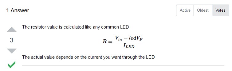 Resistor Calculation