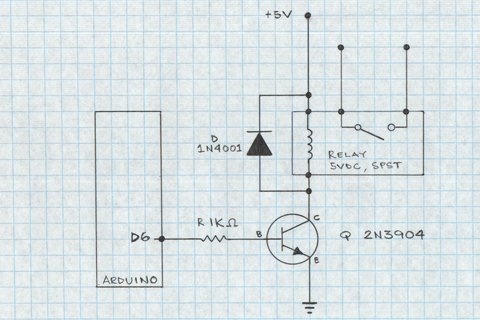 Relay Circuit Schematic