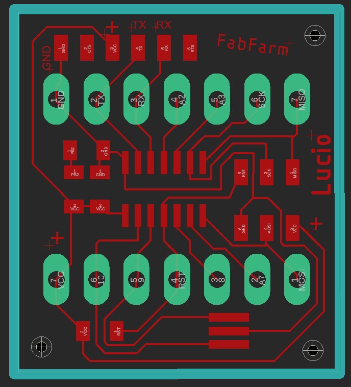 Tiny44 Board Layout