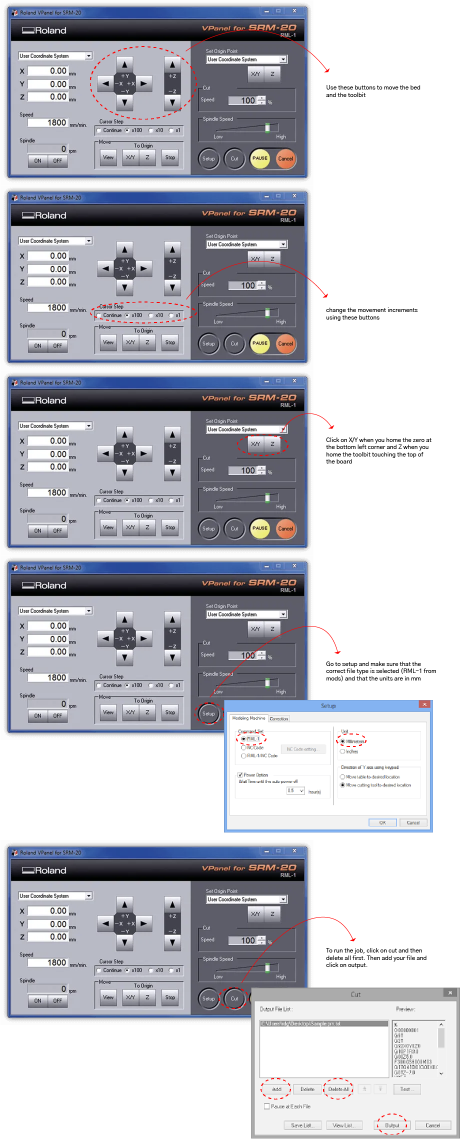 Milling Settings