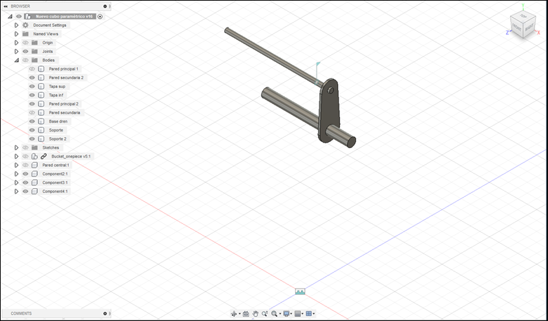 Group of components and their joints.