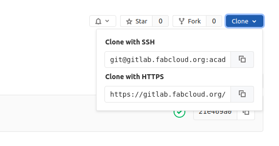 git clone