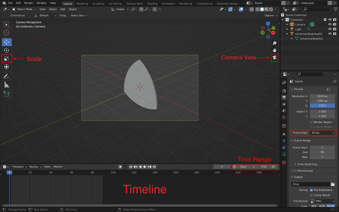 blender desktop view