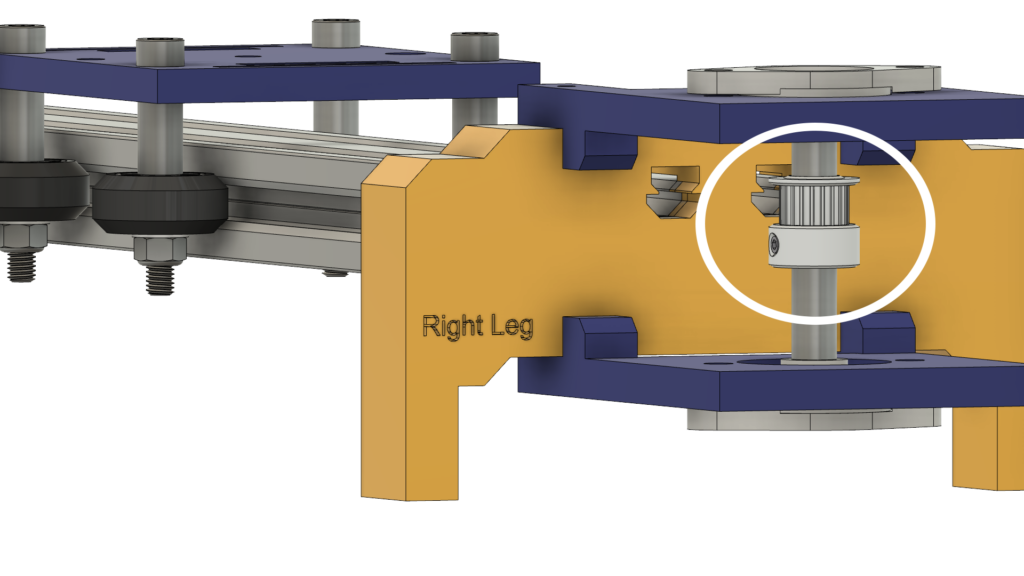 Right-side Pulley